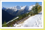 Spätherbstwanderung mit Neuschnee Spätherbstwanderung mit Neuschnee